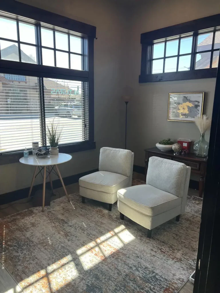 Private consultation room at Alturas Medical Weight Loss in Meridian, ID, used for weight loss injection and hormone therapy visits
